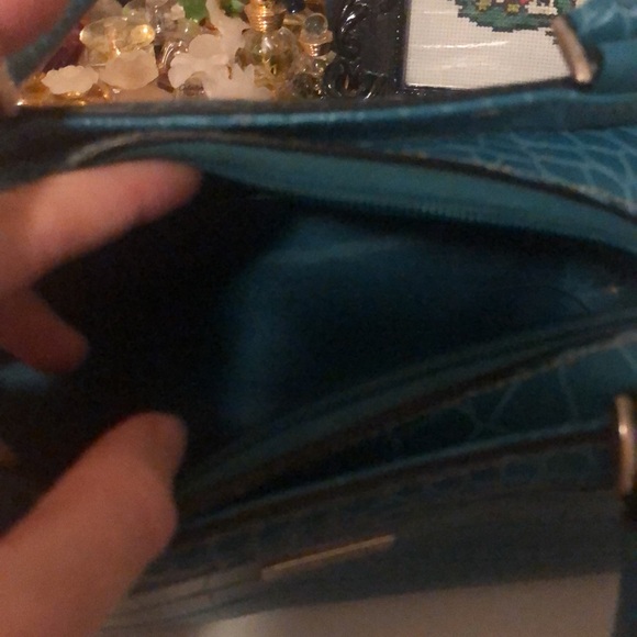 Chenson Aqua Blue Handbag - Picture 4 of 6